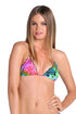 Luli Fama Sea Salt Angel Crystallized Wavey Traingle Top
